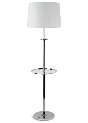 Candlestick Floor Lamp with Tray