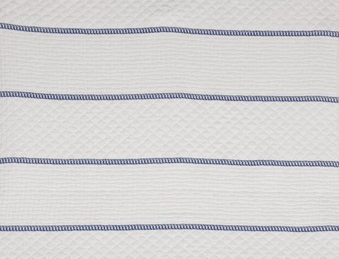 CAPRI BARRE' - Ivory Blue Stripe