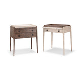 Bonnaire Nightstand (two drawer & one drawer) - Kelly Forslund Inc