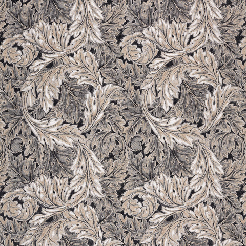 PURE ACANTHUS WEAVE  -  Black Ink